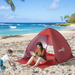 Pop-Up Beach Tent – 2-3 Person Sun Shelter with Ventilation & Carry Bag - Samanta Factory