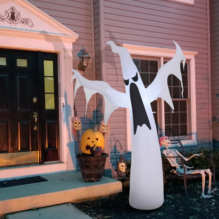6 FT Inflatable Halloween Ghost – 1.8 m LED Floating Outdoor Decoration - Samanta Factory
