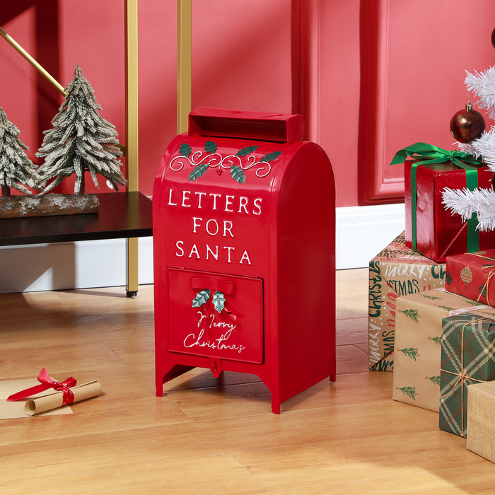 Christmas Letter Box – 3D Embossed Festive Design - Samanta Factory