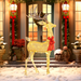 Standing Garden Reindeer Lights – Warm White Outdoor Display - Samanta Factory
