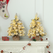 Mini Christmas Tree Set – Snow Flocked LED Tabletop Decorations - Samanta Factory