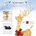 Christmas Reindeer Decoration – Light-Up Outdoor Festive Display - Samanta Factory