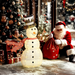90cm LED Snowman Decoration with 78 Warm Lights for Outdoor Christmas Display