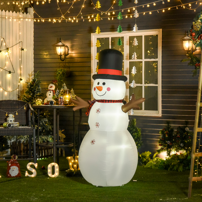Inflatable Snowman Decoration – Soft-Glow LED Winter Display - Samanta Factory