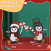 Christmas Lighted Penguin Set – LED Indoor & Outdoor Décor - Samanta Factory