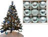 Christmas Baubles 9 X 6Cm Glitter Luxury Premium Tree Decorations Xmas Decor