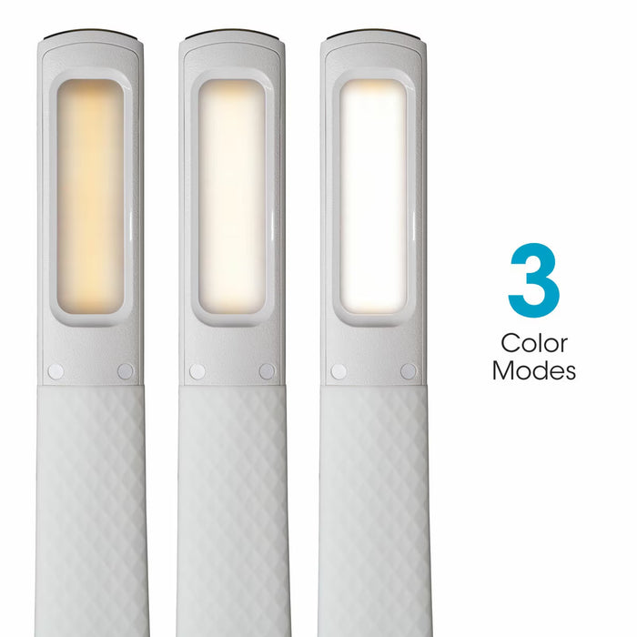 Wireless Charging LED Lamp with Colour Changing Base in White