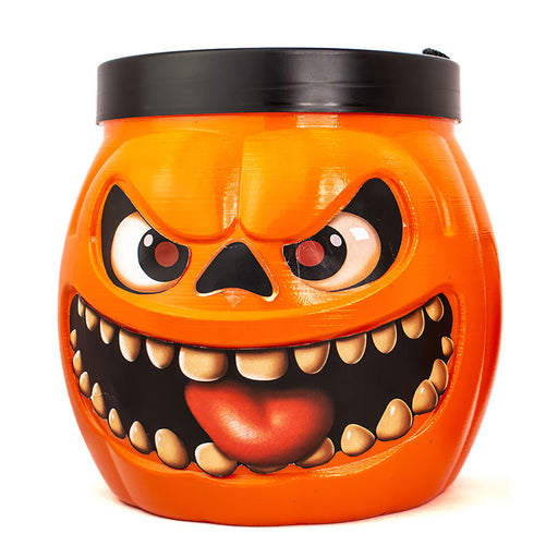  Halloween Pumpkin Bucket Filled with Assorted Sweets and Candies