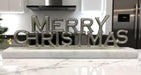Nickel-Plated Christmas Stand – Elegant Modern Festive Décor - Samanta Factory