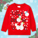 Childrens Kids Boys Girls Christmas Xmas Jumper Sweatshirt Sweater Glitter Warm