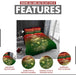 Xmas Duvet Quilt Cover Pillowcase Soft Reversible Printed Bedding Set All Size