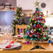 60Cm Desktop Mini Small Christmas Tree with LED Lights Table Top Xmas Tree Decor