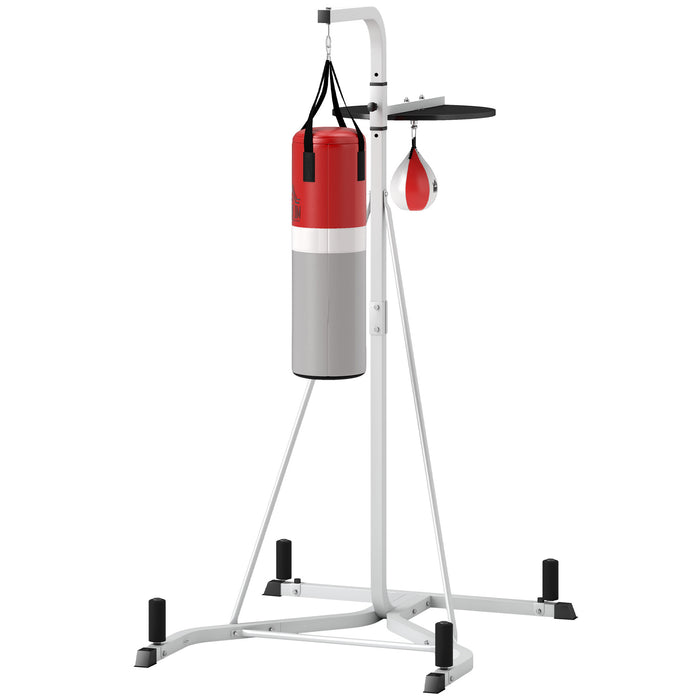 Freestanding Punching Bag & Sandbag Station – Adjustable Duo Training Stand with Pump - Samanta Factory