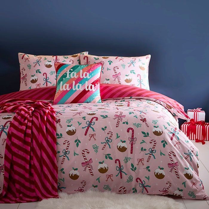Christmas Bedding - Duvet Set - Festive Fancy - Single / Double / King