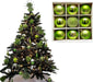 Christmas Baubles 9 X 6Cm Glitter Luxury Premium Tree Decorations Xmas Decor