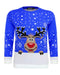 Kids Girls Boy Knitted Reindeer Christmas Rudolf Xmas Novelty Jumper Sweater Top