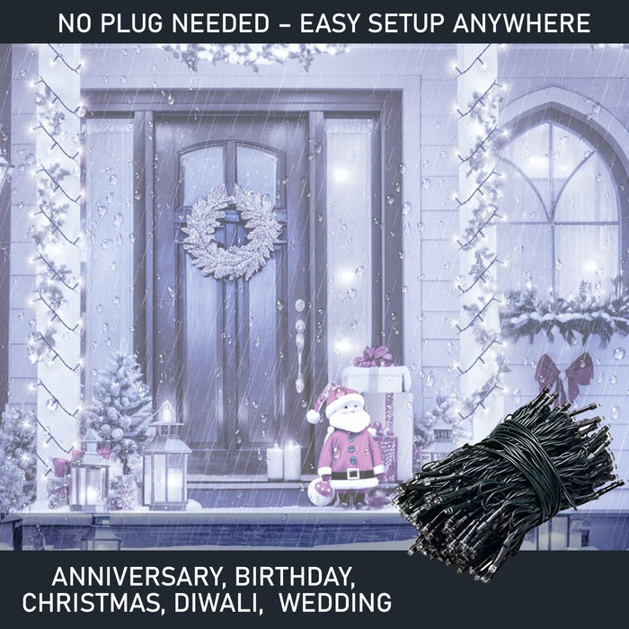 Battery Operated Fairy Lights with Timer Christmas Tree Indooroutdoor Xmas Decor