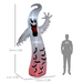 Inflatable Halloween Ghost – LED & Rotating Flame Light Display - Samanta Factory