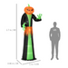 9 ft Inflatable Halloween Pumpkin Ghost – 2.7 m LED Spooky Outdoor Decoration - Samanta Factory