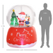 Inflatable Snow Globe – LED Santa, Reindeer & Xmas Tree 5.5ft - Samanta Factory