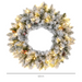 Christmas Wreath – Frosted Pinecones & LED Lights - Samanta Factory