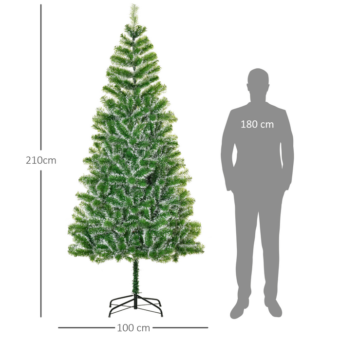 Artificial Christmas Tree – 7ft Pine Look with 968 Tips - Samanta Factory