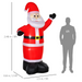 8ft Inflatable Christmas Santa Claus Xmas Deco with LED Air Blown Yard Outdoor - Samanta Factory