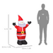 Christmas Inflatable Decoration – 1.2m LED Santa Claus - Samanta Factory