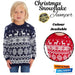 Kids Christmas Jumper Boys Girls Knitted Reindeer Novelty Xmas Knit Sweater