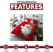 Xmas Duvet Quilt Cover Pillowcase Soft Reversible Printed Bedding Set All Size