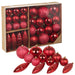 31 Pc Christmas Tree Decoration Baubles Set Shatterproof Ornament Xmas Festive