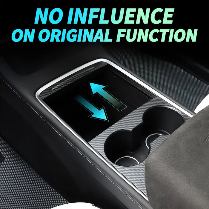 Car Central Control Panel Cover Trim for Tesla Model 3 Y Protection Retrofit Film Interior Decoration Console Sticker Accessorie