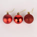 Christmas Baubles Hanging Decoration Shiny Glitter Balls Xmas Tree Ornament 50Mm
