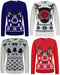 Kids Girls Boy Knitted Reindeer Xmas Christmas Jumper Snowflake Top Sweater 3-14