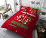 Xmas Duvet Quilt Cover Pillowcase Soft Reversible Printed Bedding Set All Size