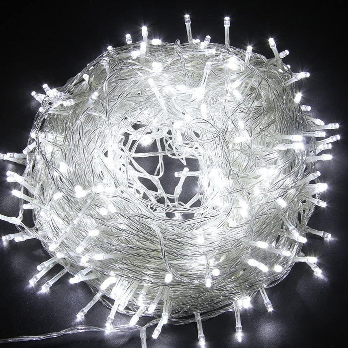 100-2000 LED String Fairy Lights Mains Plug in Outdoor Christmas Tree Home Decor