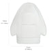 WHITE waterproof seat back protector with pocket for Tesla Model 3 and Model Y