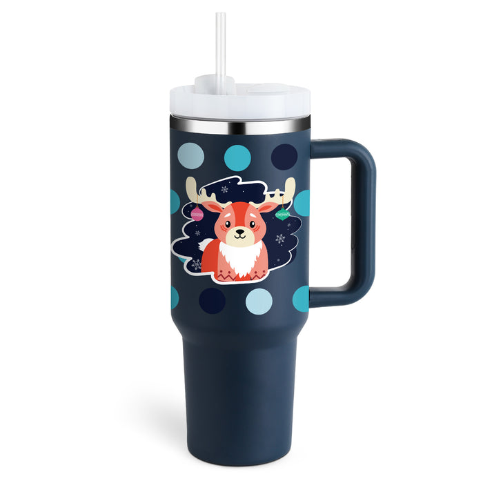40oz Insulated Stainless Steel Tumbler – Leak-Proof Travel Mug for Hot & Cold Drinks