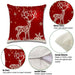 Christmas Pillow Case Cushion Cover Xmas Santa Claus Tree Snow Home Decor 45*45