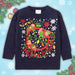 Childrens Kids Boys Girls Christmas Xmas Jumper Sweatshirt Sweater Glitter Warm