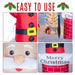 7Ft Inflatable Christmas Santa Claus Xmas Decoration LED Lights Holiday Blow Up