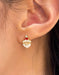 Christmas santa claus cubic earrings-2