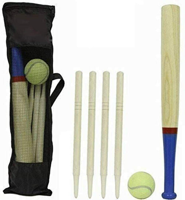 Family Rounders Set with Bat and Ball in Carry Bag