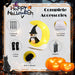 Outdoor Inflatable Halloween Decoration with LED Lights and Stakes