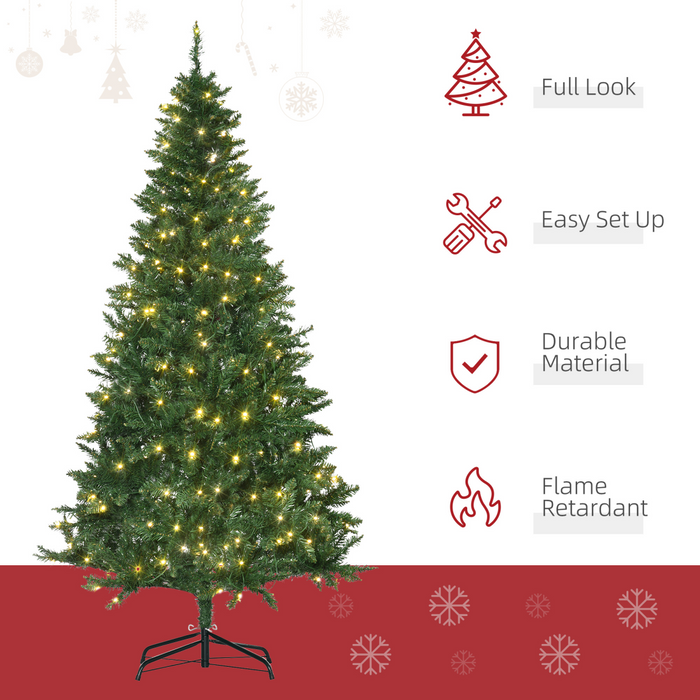 Christmas Tree – 6ft Warm White LED Lighting - Samanta Factory