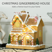 Christmas Gingerbread House – LED Lights & Musical Display - Samanta Factory