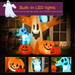 Large Inflatable Halloween Tree – 240cm with LED Lights, Ghost, Pumpkins & Owl - Samanta Factory