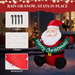 Christmas Inflatable Decoration – Santa With LED Lights - Samanta Factory