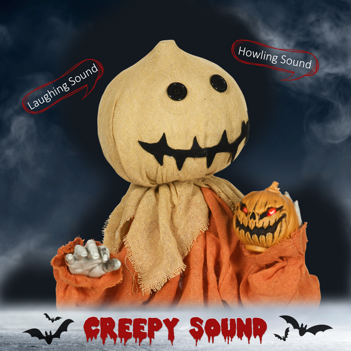 Animated Halloween Prop with Bending Arms – Sound & Touch Activated - Samanta Factory