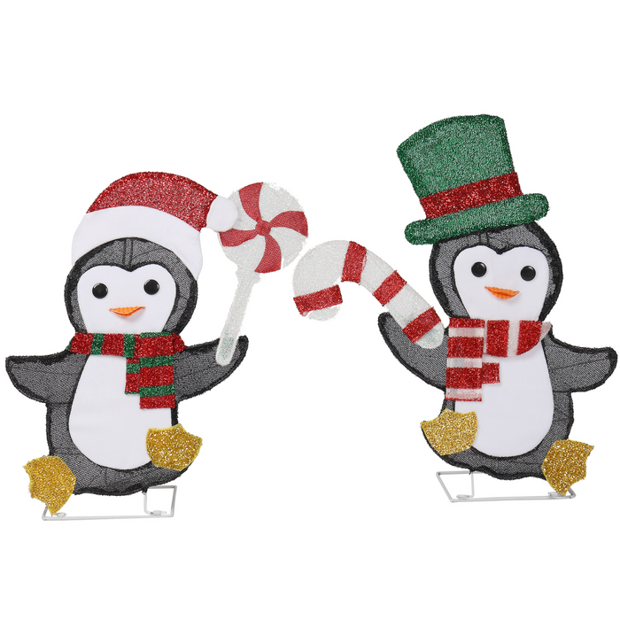 Christmas Lighted Penguin Set – LED Indoor & Outdoor Décor - Samanta Factory